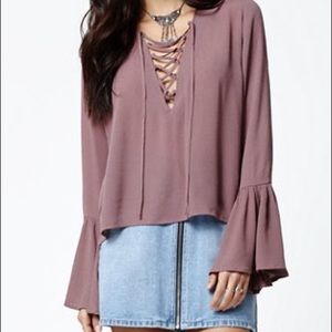 Kendall and Kylie Pac Sun Boho Crop Top